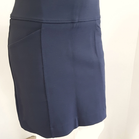 ANTHROPOLOGIE MAEVE NAVY HI-WAIST MINI SKIRT SZ S - Picture 3 of 8